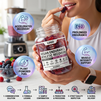 Gummies de créatine ODM à saveur naturelle pour adultes, livraison rapide, soutien énergétique et antioxydant, marque privée