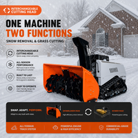 Déneigeuse sur chenilles télécommandée Voer 15HP 420cc, largeur de travail 1000mm, profondeur de neige 2-60cm, pour travaux commerciaux de déneigement