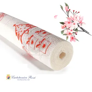 Serpentinas de papel crepé de alta calidad de 180gr impresas 100% Made in Italy para obras de arte escolares listas para exportar listas para enviar