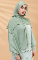 Hijab en modal pour femmes musulmanes, foulard ethnique long et sobre de couleur unie, foulard traditionnel