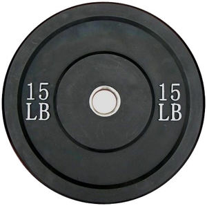 Plaques d'haltères enduites de caoutchouc Plaque de poids Gymrubber 28mm Plaque de caoutchouc Pare-chocs <span class=keywords><strong>20kg</strong></span> - Product Image 5