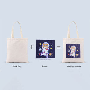 Borsa per Shopping personalizzata ecologica in cotone bianco con Logo promozionale stampato in tela <span class=keywords><strong>Calico</strong></span> - Product Image 6