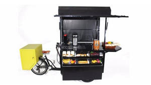Équipement de vente ambulante OEM pour stations balnéaires, stations ferroviaires, chariots de restauration (hot-dogs, café, snacks), et chariots-vélos pour café et nourriture - Product Image 2