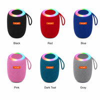 SH309 Enceinte portable sans fil BT5.0 4-en-1 avec lumière RGB, étanche, 800 mAh, 8H d'autonomie, lecture de carte TF et mini subwoofer