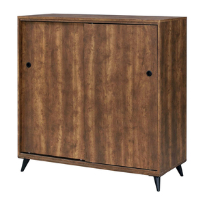 Armoire à chaussures coulissante en bois de haute qualité au design moderne pour salon, capacité 50 paires - Product Image 2