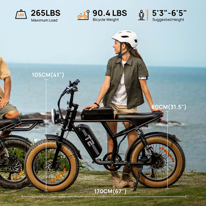 Expédition rapide en 3 à 7 jours [Stock UE, États-Unis, Royaume-Uni] URLIFE T2 500W Moteur puissant 48v 15.6 Ah Pneus larges 45KM/H Vélo électrique 20 pouces 75-85km - Product Image 3