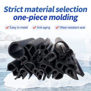 <span class=keywords><strong>Burlete</strong></span> de canal U, tira de goma anticolisión para puerta de coche, tira de sellado de tres compuestos Epdm - Product Image 6