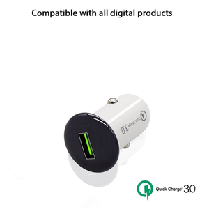 Accessoires de voiture <span class=keywords><strong>Chargeur</strong></span> de voiture USB Qc3.0 pour téléphone portable Adaptateur de charge rapide Charge rapide intelligente Mini <span class=keywords><strong>chargeur</strong></span> de voiture - Product Image 6