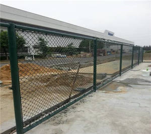 Clôture en treillis métallique enduit de PVC pour terrains de tennis, fermes et clôtures sportives - Écologique - Product Image 3