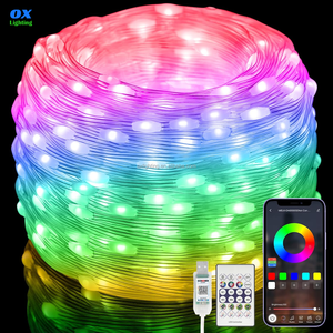 Cadena de <span class=keywords><strong>luces</strong></span> LED de Navidad APP Control de sincronización de música 2m/3m/5m/10M/20m <span class=keywords><strong>Luces</strong></span> de decoración de árbol de Navidad para árbol de Navidad - Product Image 1