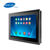15.6 "TFT LCD TFT 99 kapasitif dirençli dokunmatik 1920*1080 300 Cd/m2 su geçirmez IP65 Android gömülü Tablet PC