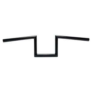 Manillar AOCHUANG de 1 pulgada de altura y 8 pulgadas de ancho sin orificios, compatible con Black XF161063-B-6 - Product Image 1