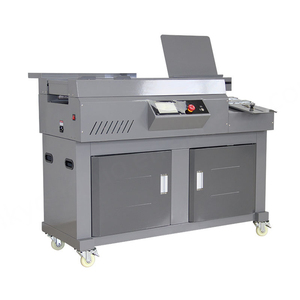 เครื่องทำกึ่งอัตโนมัติไฟฟ้าหนังสือภาพนักวิชาการวางแบนร้อน mely เครื่องผูกกาวสายเครื่องจักรอเนกประสงค์ - Product Image 2