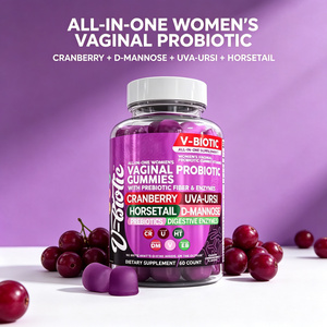 LUVVITA Gummies Probiotiques Personnalisés en Gros pour Femmes avec Prébiotiques pour la Santé Intestinale, l'Équilibre Hormonal et les Soins de Santé Adulte - Product Image 2