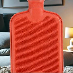 <b>Hot</b> Compress <b>Cold</b> Therapy Reusable Rubber <b>Hot</b> Water Bottle 1000mL Relieve Hand Feet Waist Stress Soft Cover - I H C - Product Image 2