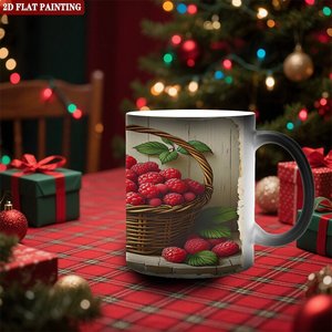 Craft Color Changing Mug Frosted Black 11oz <b>Ceramic</b> Sublimation Blank <b>Cup</b> - Product Image 2
