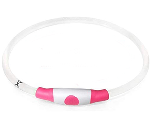 Collier pour chien LED - Rechargeable par USB - Collier lumineux pour chien pour la sécurité nocturne - Collier lumineux tendance pour petits, moyens et grands chiens - Product Image 4
