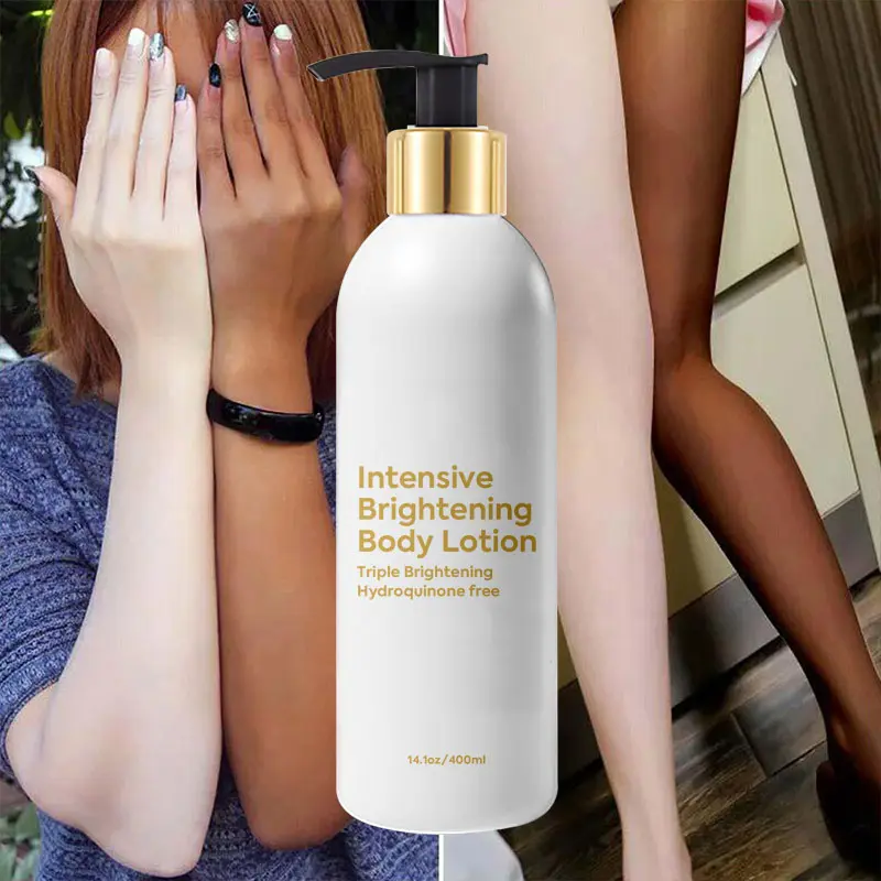 Private Label Koreaanse Natuurlijke Hydraterende Black Skin Lightening Whitening Body Lotion