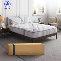 Bequeme beste Hotel faltbare Bett matratzen neues Design Einzel größe in Box King Queen Single Size Latex Memory Foam Matratze