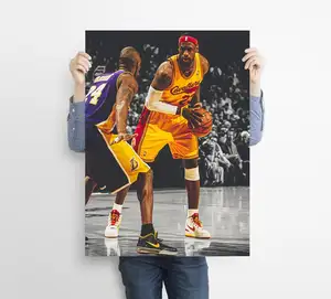 Vs Lebron Poster Good Bro Basketball Leinwand Wand kunst für Wohnkultur Wohnzimmer Schlafzimmer Sport Bild