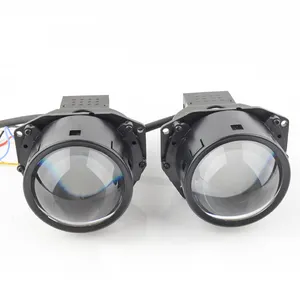 3 Inch Bi LED Projector Lens For Headlights LED Car Lamp 60W Dual Reflectors Headlamp Car Accessories