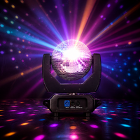 Boule disco motorisée DMX512, rotation à 540 degrés, inclinaison à 180 degrés, boule miroir pour DJ, fête, mariage, club, scène