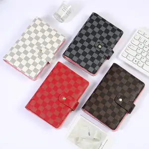 Hot New Release PU Leather Notebook Budget Binder A6 With Loose Leaf Hard Cover Diary Notebook