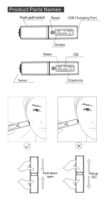 Analizador Digital Portátil de Piel Facial de Lectura Rápida, Sensor de Medición de Humedad de la Piel