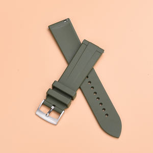 JUELONG RTS T-Pattern Design 20mm 22mm FKM Correa de reloj de goma con correa de pulsera de liberación rápida Reloj de goma para todos los relojes - Product Image 4