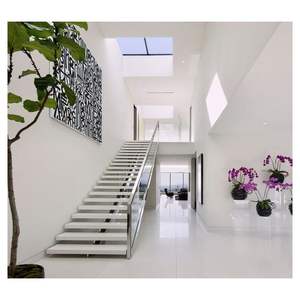 <span class=keywords><strong>Escaleras</strong></span> Rectas <span class=keywords><strong>de</strong></span> Venta Directa <span class=keywords><strong>de</strong></span> Fábrica Prima, Barandilla <span class=keywords><strong>de</strong></span> Metal y Vidrio, <span class=keywords><strong>Escalones</strong></span> <span class=keywords><strong>de</strong></span> Madera, Diseño <span class=keywords><strong>de</strong></span> Lámina Acrílica, Escalera Flotante - Product Image 4