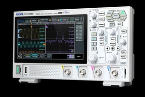 Oscilloscope numérique RIGOL DHO802/DHO804/DHO812/DHO814 2/4 canaux 70/100 MHz, 12 bits, 1GSa/Sec, profondeur de mémoire 25MPts, dimensions 38*28*19cm - Product Image 4
