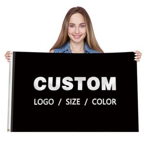 150D Outdoor Standard Advertising 3x5 <b>Flags</b> Any Size Custom <b>Flags</b> - Product Image 3