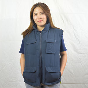 الرجال القطن قماش بلا أكمام العمل موحدة شبكة صيد السمك رخيصة الصحفي عامل فائدة سترة - Product Image 3