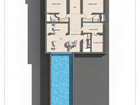 Villa Modulaire Préfabriquée Moderne en Acier, Maison Anti-Cyclone, Système d'Isolation Thermique Économe en Énergie, Conception pour Maison, Hôtel, Appartement 2
