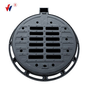 C250 D400 Op Maat Gemaakte Castle Nodulair Gietijzeren Putdeksel Met Slotsysteem Enkele Verzegelde Waterdichte Hoek Ijzeren Frame Multi-Type - Product Image 3