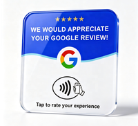 Support NFC programmable personnalisé avec QR code pour cartes-cadeaux Google Play, avis, réseaux sociaux, contrôle d'accès, carte de paiement en plastique