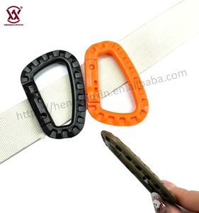 Nhà máy cung cấp nhựa Carabiner móc chiến thuật nhựa Carabiners Đen Clip nhựa <span class=keywords><strong>Snap</strong></span> Carabiner - Product Image 4