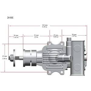 Motor Original RCGF STINGER 20CC RE de 2 Tiempos, Motor de Gasolina para Aviones RC, Motor de Dos Ciclos Stinger 20CC - Product Image 4