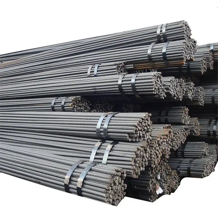 Hot sales factory large inventory fast delivery 6m 9m 12m deformed steel rebar Price Per Ton