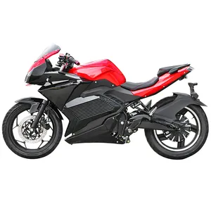 2023 Carbon Fibre Racing Motorcycle Fast Lithium Battery Adult 10000w Electric Motorcycle