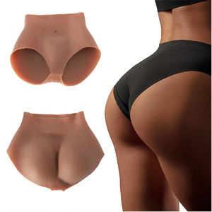 2CM Realistic Silicone Fake Buttocks <strong>Enhancing</strong> Life Buttocks <strong>Pants</strong> <strong>Bum</strong> Padded Panties Underwear For African Women - Product Image 1