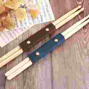 Estuche de Piel Genuina para Baquetas, Regalo Personalizado para Baterista, Accesorios para Batería - Product Image 2
