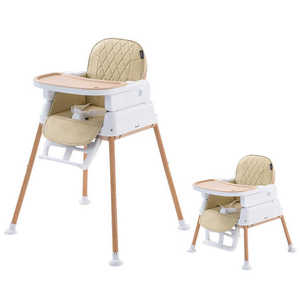 Silla alta de comedor para bebés ecológica, <span class=keywords><strong>trona</strong></span> de alimentación para bebés 3 en 1, altura ajustable, multifunción, silla alta barata para bebés - Product Image 2