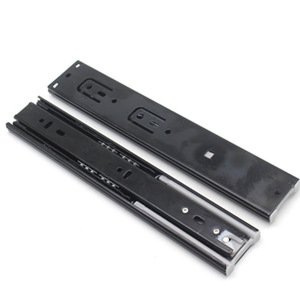 Riel deslizante de tres secciones para muebles, de acero laminado en frío, con amortiguación hidráulica, de Suzhou Science Popularization - Product Image 1