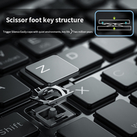 Clavier portable sans fil pliable 66 touches, mini clavier fin Bluetooth pour iOS, Android, Windows