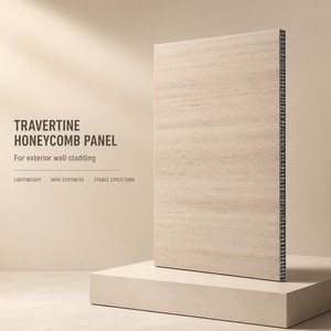 <span class=keywords><strong>Panel</strong></span> de Travertino Beige en Forma de Panal de Abeja - Product Image 2