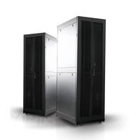 Rak Server Kabinet Baja Ningbo Lepin Ukuran Kustom KZ KX KW 6u 9u 12u 15u, Kabinet Dinding Jaringan, Dilengkapi LED dan Kipas