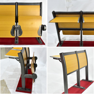 Mingzhong Tiered Classroom <b>Benches</b> <b>Metal</b> Fixed Writing Board School Use - Product Image 4