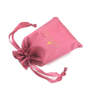Emballage personnalisé, sac à poussière en satin noir de luxe pour bijoux, sac à main - Product Image 6