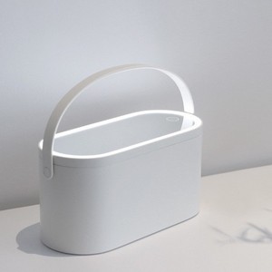 Sáng Tạo Xách Tay Xe Trang Điểm Gương Với Đèn LED Miễn Phí Xoay Hộp Lưu Trữ Vẻ Đẹp Gương-Làm Bằng Nhựa Bền Bán Buôn - Product Image 4